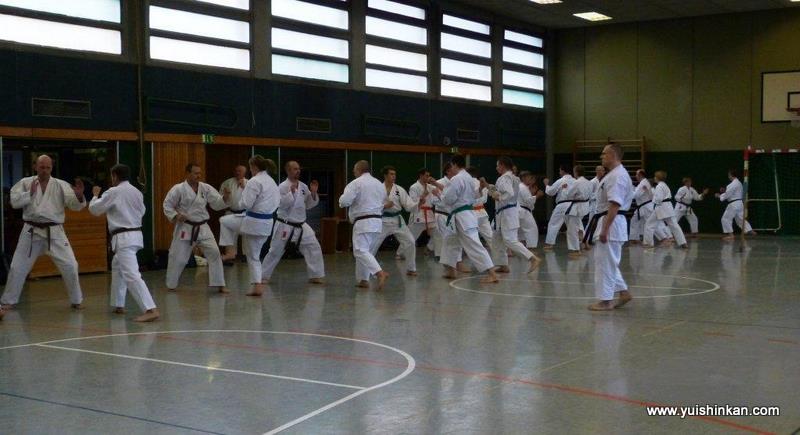 Kihon Ido mit dem Partner als Abschluss Wintertraining 2012